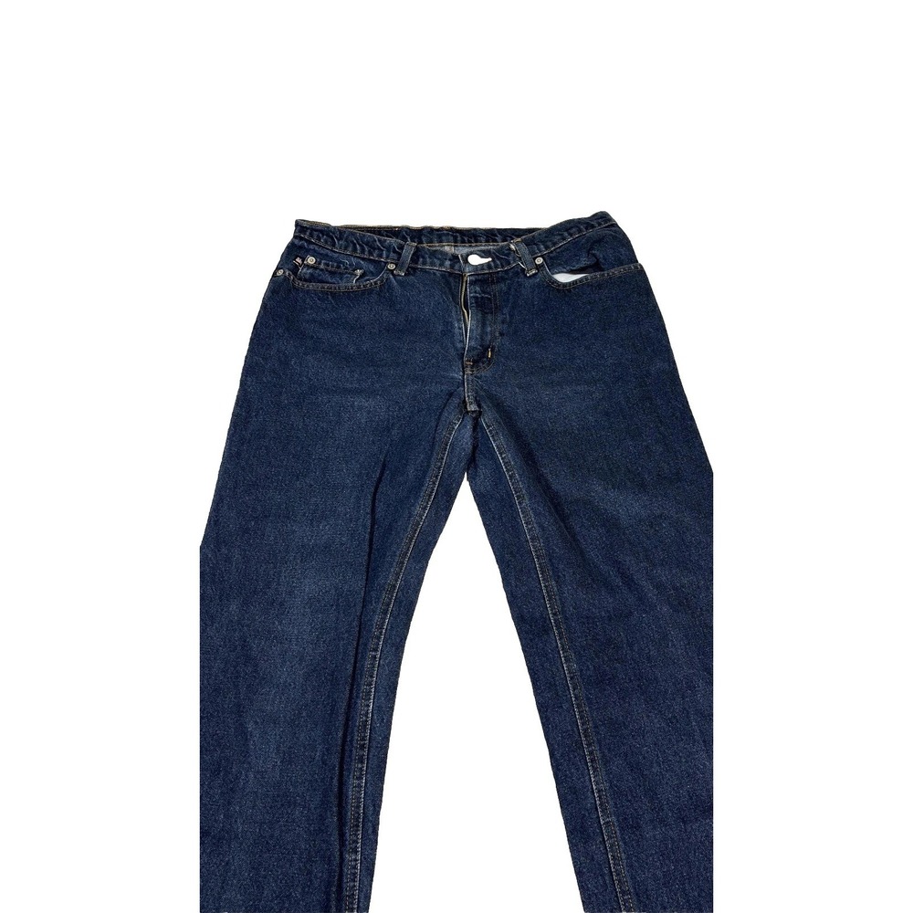 Ralph Lauren RL Jeans Womens 10 10x31 Dark Wash High Rise Straight‎ Blue Denim